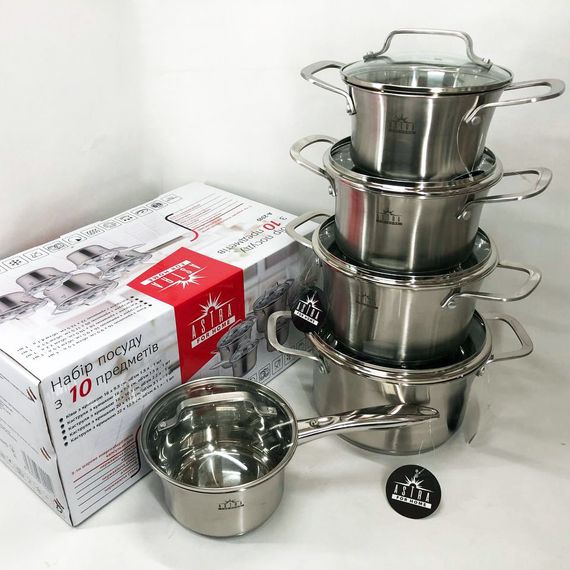 Набір посуду 10 предметів UF-187 ASTRA A-2310 | Зображення 1