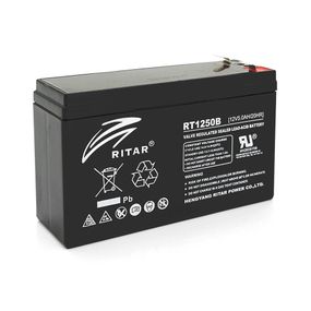 Аккумуляторная батарея AGM RITAR RT1250BL, Black Case