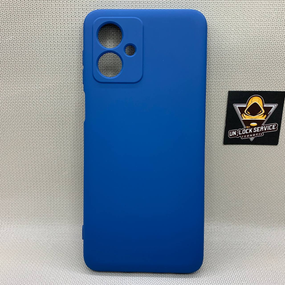 Motorola G54 SoftTouch Silicone Протиударний чохол софт тач Синій