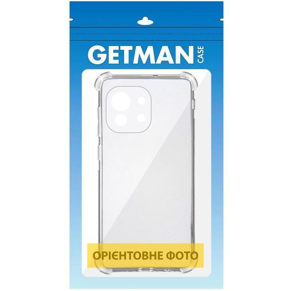 TPU чохол GETMAN Ease logo посилені кути Full Camera для Xiaomi 17 Безбарвний (прозорий) | Зображення 3