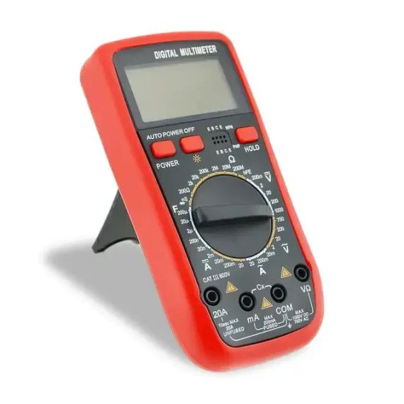 Цифровой мультиметр DT UT-61A с температурой и подсветкой экрана / Электрический тестер напряжения / Вольтметр | Зображення 2