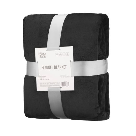 Плед Ardesto Flannel ART0216SB 200х220 см черный