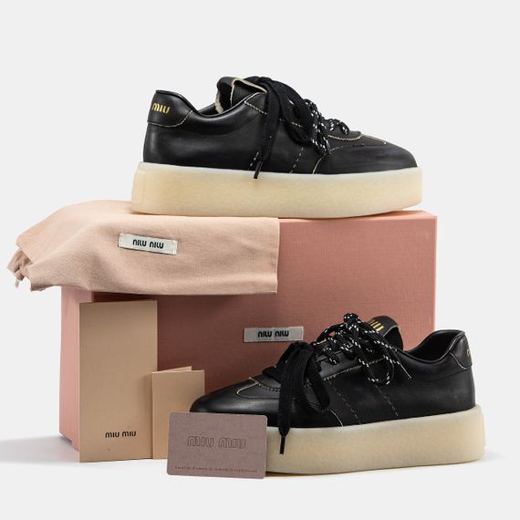 Кросівки жіночі Miu Miu (Шкіра) топ 2116 39 25 см | Зображення 9