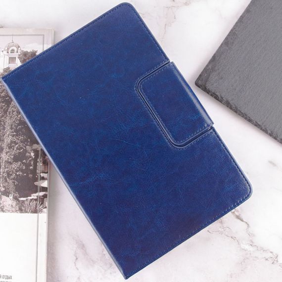 Універсальний шкіряний чохол-книжка для планшета 9-10" Синій | Зображення 7