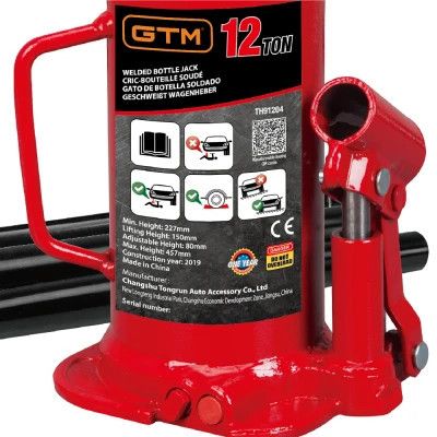 Домкрат GTM гидравлический бутылочный 12т (240-460мм) (TH91204) | Зображення 2