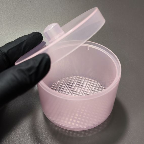 Бокс для дезинфекции фрез (прозрачно-розовый)