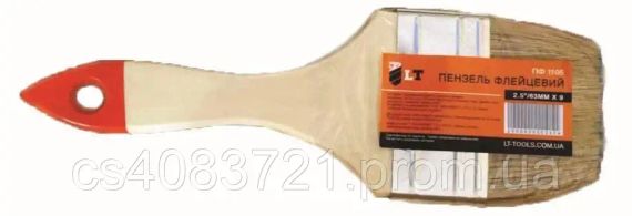 Кисть LT флейцевая 3"/75х10 мм (ПФ 1106)