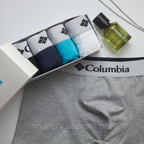 Набор трусов Columbia, подарочный комплект трусов Коламбия в коробке на 2-5 штук, нижнее белье Columbia 2-5 шт