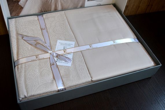 Постільна білизна First Choice Cotton Satin сімейний 160x220 см Neva Champagne | Зображення 2