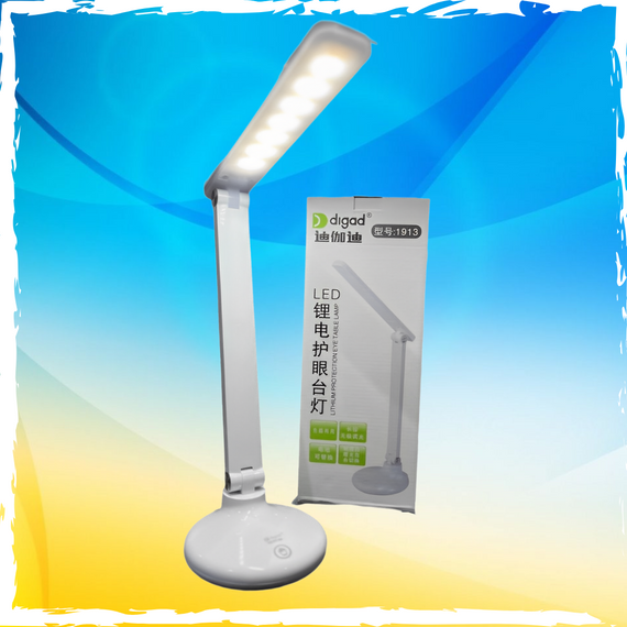 Лампа настільна світлодіодна акумуляторна. Регулювання за тоном та яскравістю. Лампа. LED-лампа