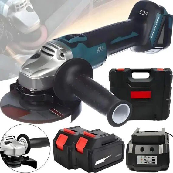 Мощная аккумуляторная болгарка в кейсе LITHIUM POWER компактная аккумуляторная болгарка, 2 аккумулятора 24V | Зображення 1