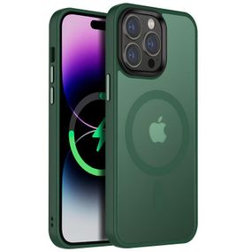 Чохол Ummi Colorful with MagSafe для Apple iPhone 13 Pro (6.1") Зелений / Dark Green