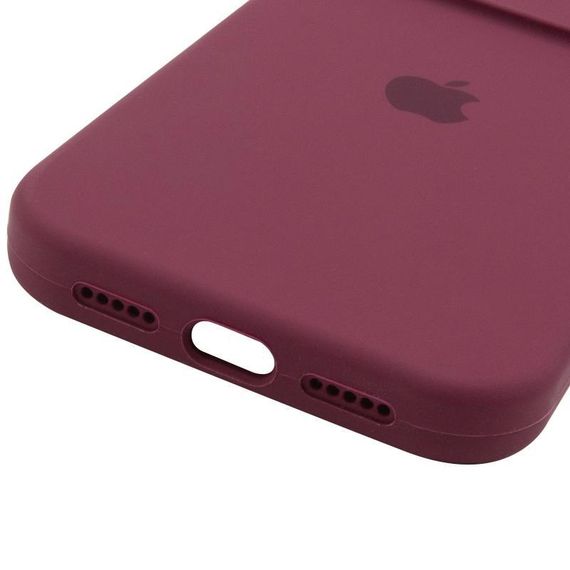 Чохол Silicone Case Full Camera Protective (AA) для Apple iPhone 14 Pro Max (6.7") Бордовий / Plum | Зображення 4