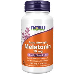 Мелатонін для сну NOW Foods Melatonin 10 mg 100 Veg Caps
