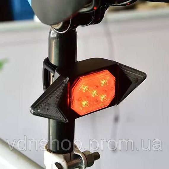 Мигалка велосипедна LY-6700, Мигалка задня на акумуляторі для велосипеда, Ліхтар для нічної їзди NO-66 | Зображення 2