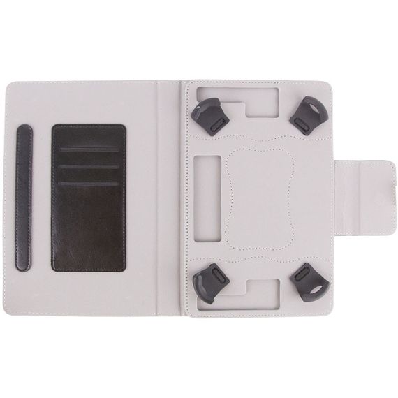 Універсальний шкіряний чохол-книжка для планшета 9-10" Чорний | Зображення 3