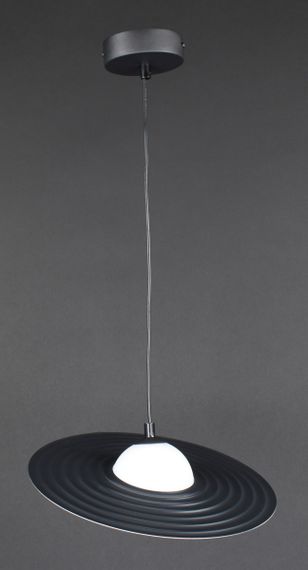 Люстра підвісна на 1 лампочку 27234 Чорний 20-200х30х30 см. | Зображення 3