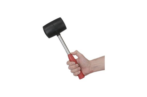 Киянка Intertool - 900 г х 90 мм черная, ручка металл (HT-0233) | Зображення 4