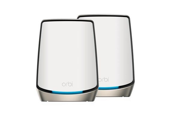 Система WiFi-Mesh NETGEAR Orbi RBK862S AX6000, 2мод, білий (RBK862S-100EUS)