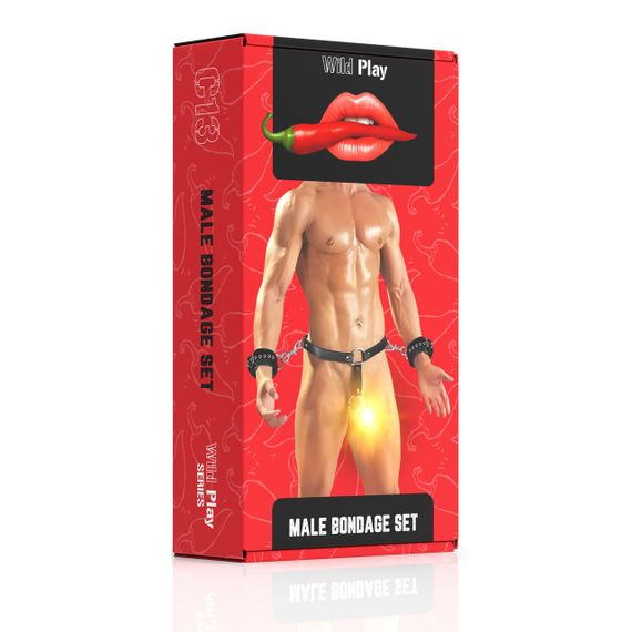 Набір БДСМ - Erospace Wild Play Male Bondage Set C13 Sex Aura