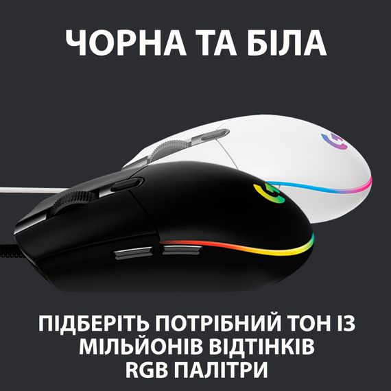 Миша Logitech G102 Lightsync (910-005823) Black | Зображення 6