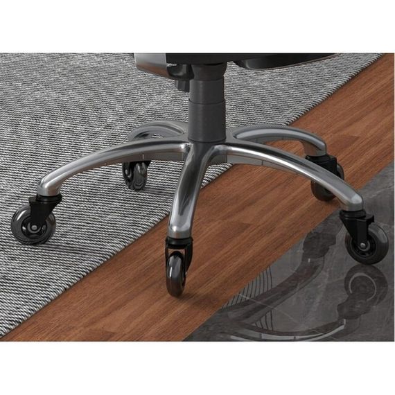 Колеса для офісного крісла Bonro гумові з підшипниками 75 мм комплект 5 шт чорні (42400384) | Зображення 4