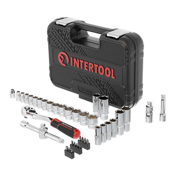 Набір інструментів 39 од., STORM 3/8", Cr-V INTERTOOL ET-8039 | Зображення 2