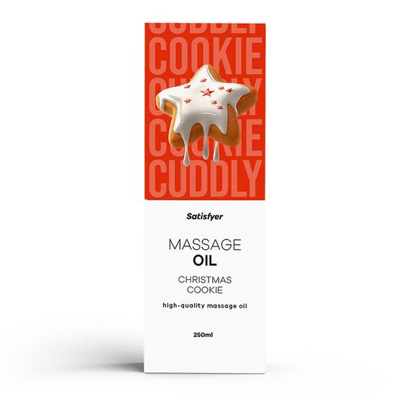Масажна олійка - Satisfyer Massage Oil Christmas Cookie, 250 мл