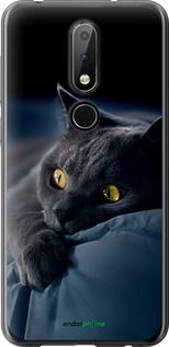 Чохол на Nokia 6.1 Plus Димчастий кіт "825u-1539-2448"