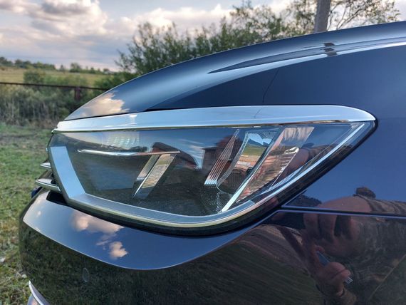 Накладка на фари і смужка (3 шт, нерж) OmsaLine - Італійська нержавійка для Volkswagen Passat B8 2015-2024 рр | Зображення 4
