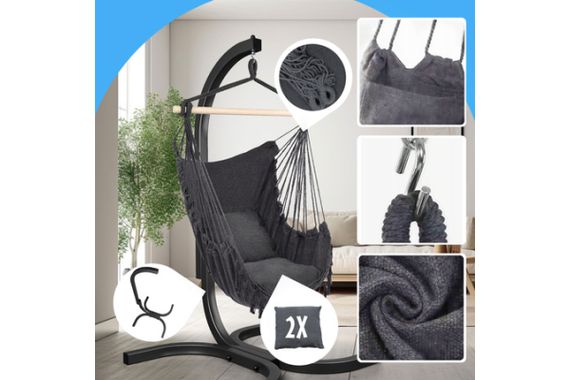 Подвесное кресло K-Sport KSOZ025C черное (KS-411) | Зображення 2