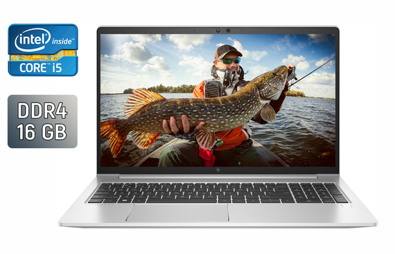 Ультрабук HP EliteBook 650 G9 / 15.6" (1920x1080) IPS / Intel Core i5-1245U (10 (12) ядер по 1.2 - 4.4 GHz) / 16 GB DDR4 / 256 GB SSD / Intel Iris Xe Graphics / WebCam / TouchID б/в