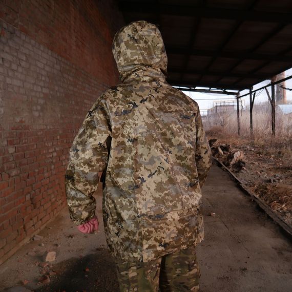 Плащ-дощовик з запаяними швами Kiborg піксель XL | Зображення 7