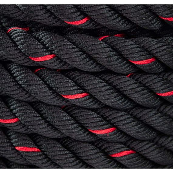 Канат тренувальний 4FIZJO Battle Rope 9 м для кросфіту Black (P-5907739312242) | Зображення 3