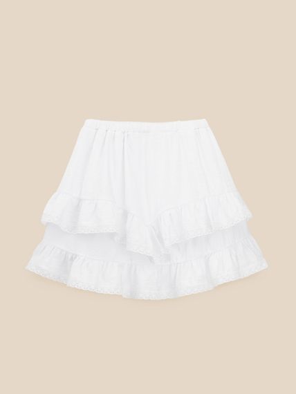 Спідниця однотонна жіноча LAWA WTC02494 L Білий shop (2000999612107) | Зображення 2