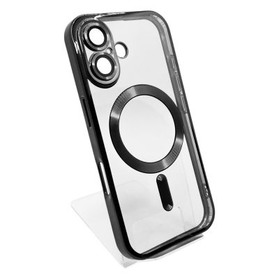Чехол для мобильного телефона BeCover TPU Chrome Case (MagSafe) для Apple iPhone 16 Plus Black (712075) | Зображення 1