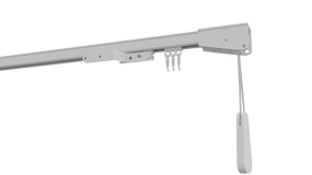 Карниз для штор на шнуровому керуванні профіль СKS (у зборі) Білий 475 см