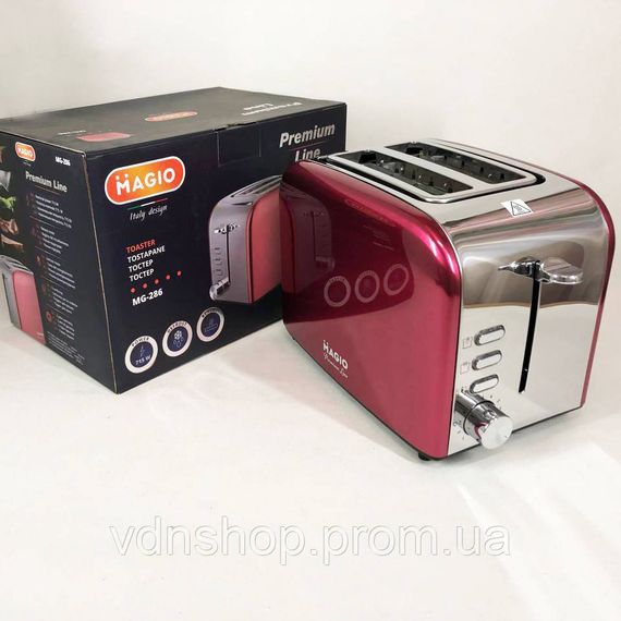 Тостер з функцією розморожування, Тостер для дому електричний горизонтальний компактний ZE-63 | Зображення 1