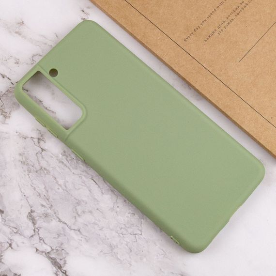 Силиконовый чехол Candy для Samsung Galaxy S21+ Фисташковый | Зображення 3
