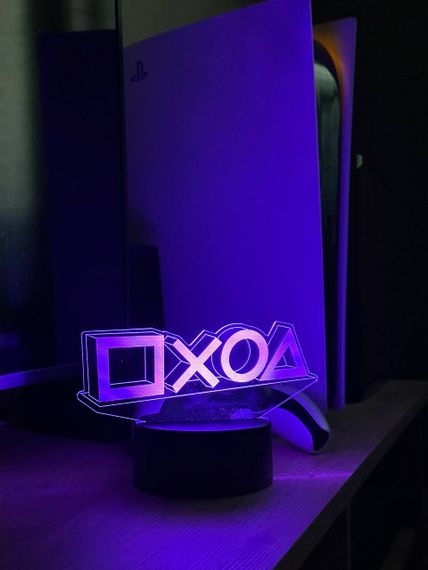 Світильник настільний RGB 3D + пульт (PS Symbol) Lux | Зображення 7