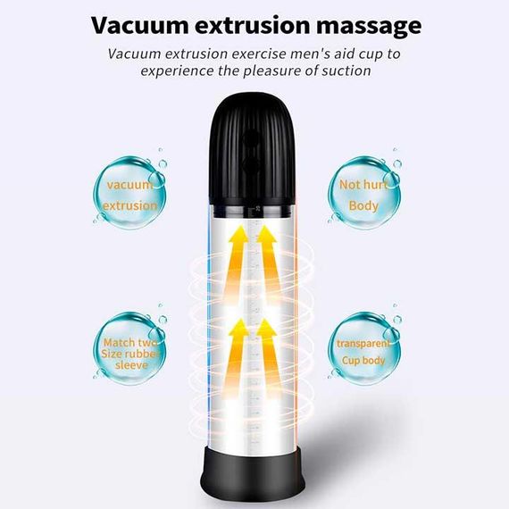 Автоматична вакуумна помпа для пенісу Rebel Automatic Pump | Зображення 1