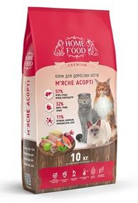 Сухий корм для дорослих котів «М'ясне асорті» CAT ADULT Універсальний 10 кг
