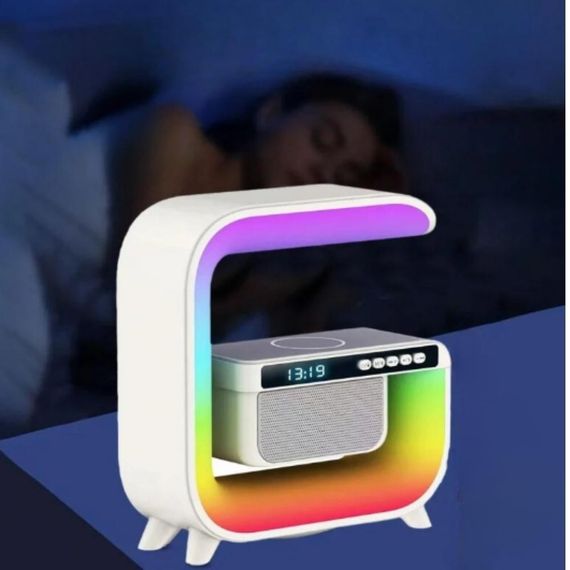 Світлодіодний нічник з бездротовим заряджанням та Bluetooth-колонкою G3 (42944-G3_812) | Зображення 4