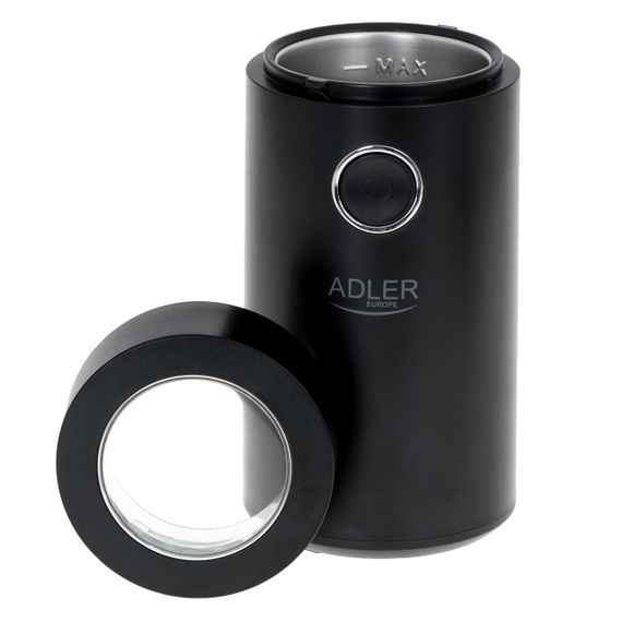 Кофемолка электрическая Adler AD 4446BS 150 Вт ножевая 75 г для зернового кофе | Зображення 2