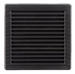 Решітка вентиляційна з регульованням АirRoxy 170x170 графітова (02-345)