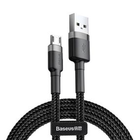 Кабель Baseus Cafule Cable USB for Micro 2.4A 1 м Black (CAMKLF-BG1)