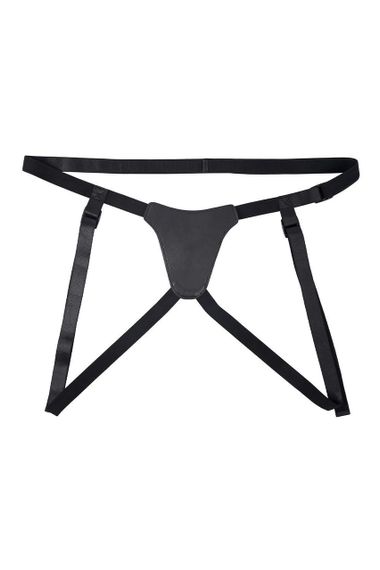 Трусики-ремни для страпона Gender X черные sexstyle | Зображення 4