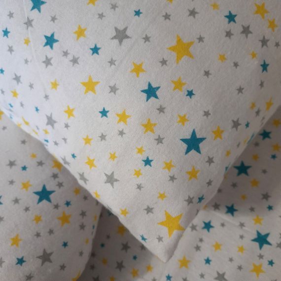 Комплект постільної білизни у ліжечко SoundSleep Stars дитячий фланель 112х147 см (94337884) | Зображення 8