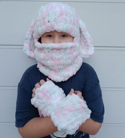 Дитяча шапка-балаклава