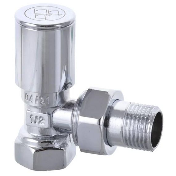 Кран для полотенцесушицы угловой Koer KR.531 - 1/2" (Цена за 1 шт.) (KR3073) | Зображення 2